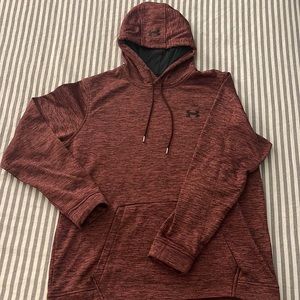 XL maroon/ black Under Armor sweatshirt